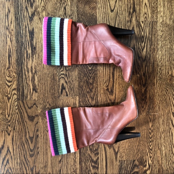 Coach Shoes - Coach Brown Leather Heeled Boots